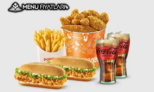 popeyes menü fiyatları